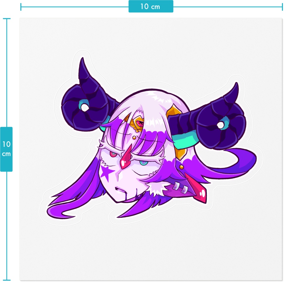 ロキちゃん👑生首ステッカー