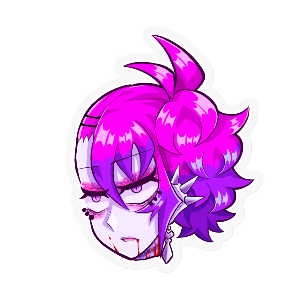 アラクネルちゃん🕷️生首ステッカー