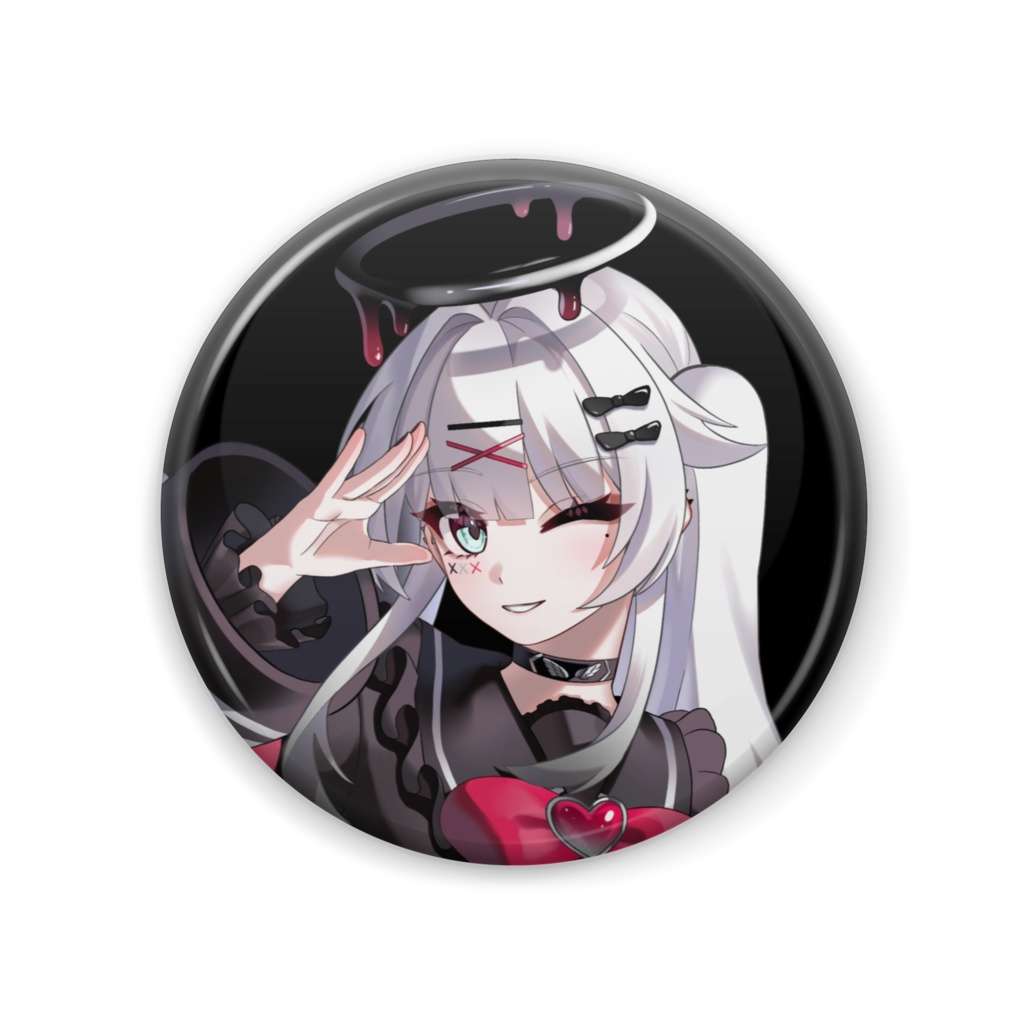 【デビュー記念】缶バッチ(黒)