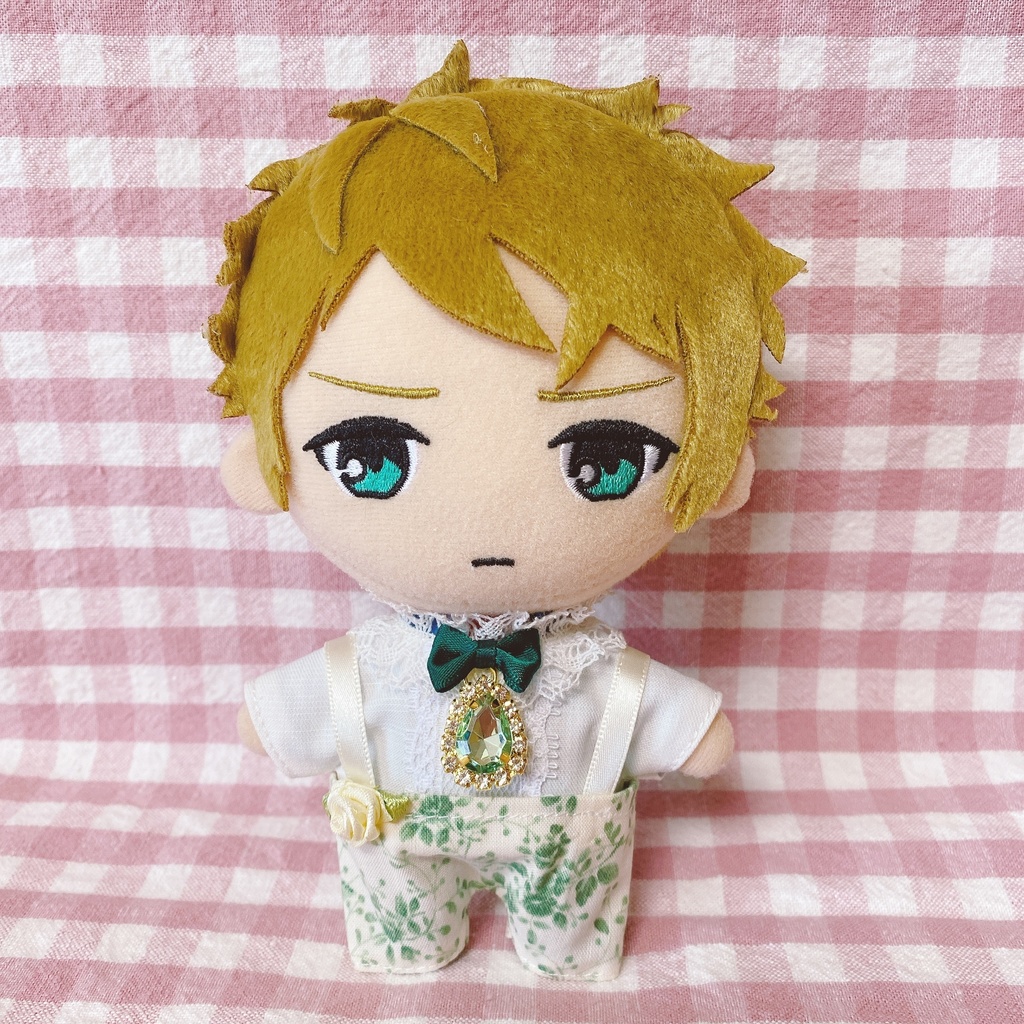 グリーンローズ柄♡トップス&ズボンset