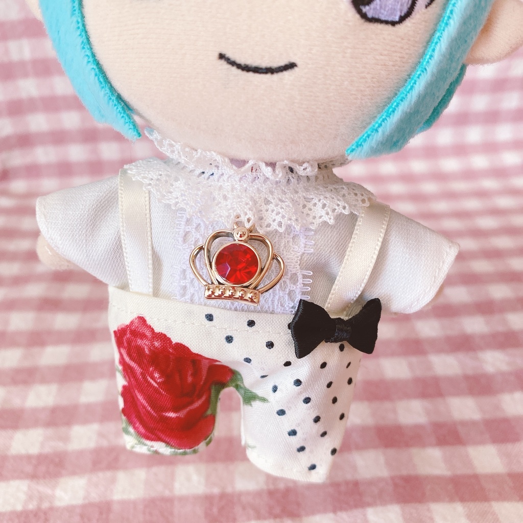 赤い薔薇&ドット柄♡トップス&ズボンset