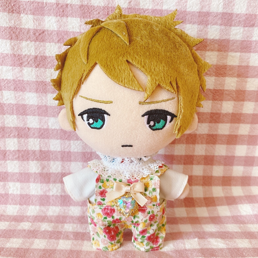 小花柄♡トップス&サロペットset