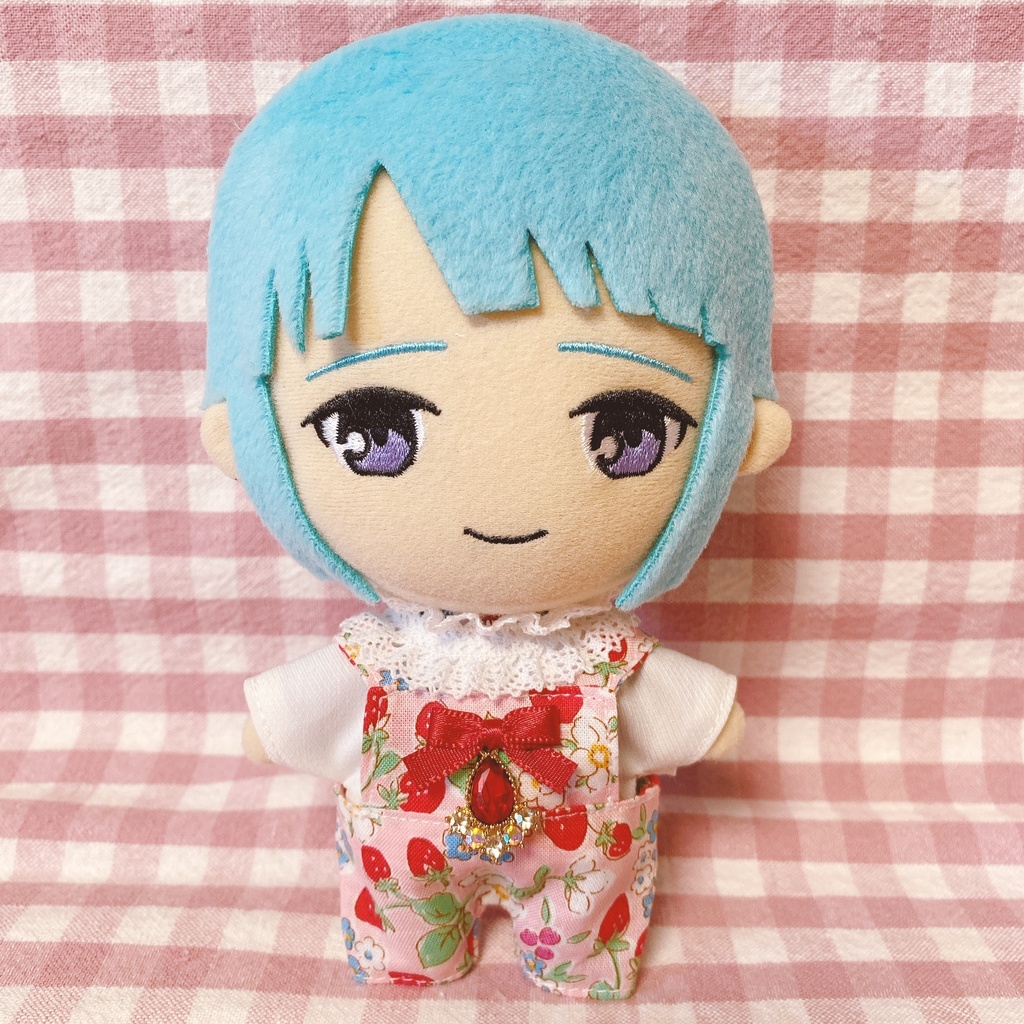 イチゴ柄♡トップス&サロペットset