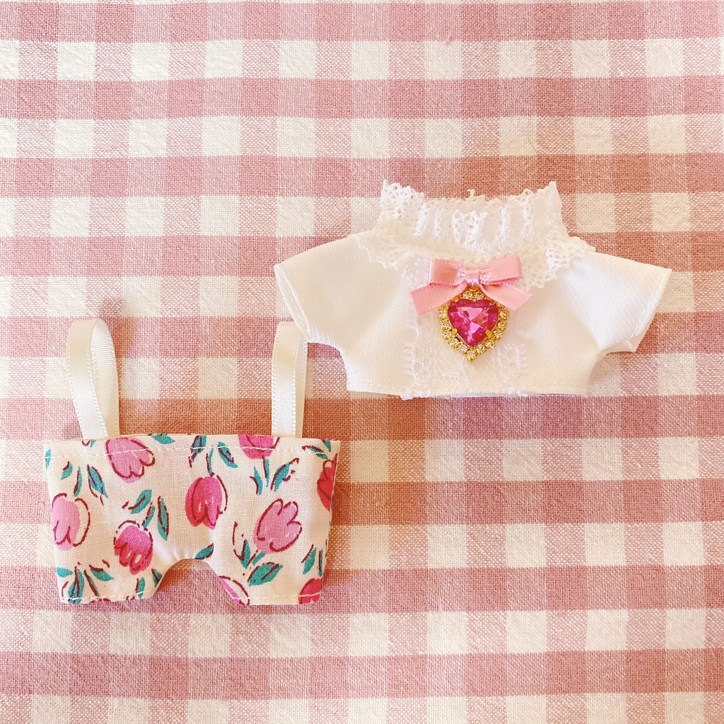 チューリップ柄♡トップス&ズボンset