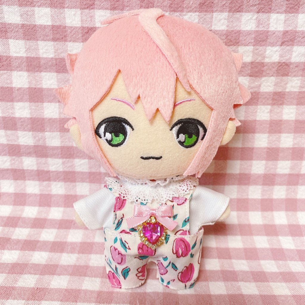 チューリップ柄♡トップス&サロペットset