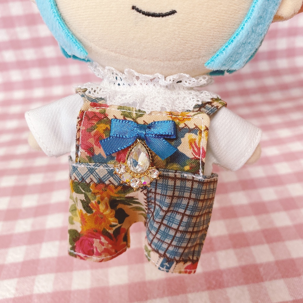 秋色パッチワーク柄♡トップス&サロペットset