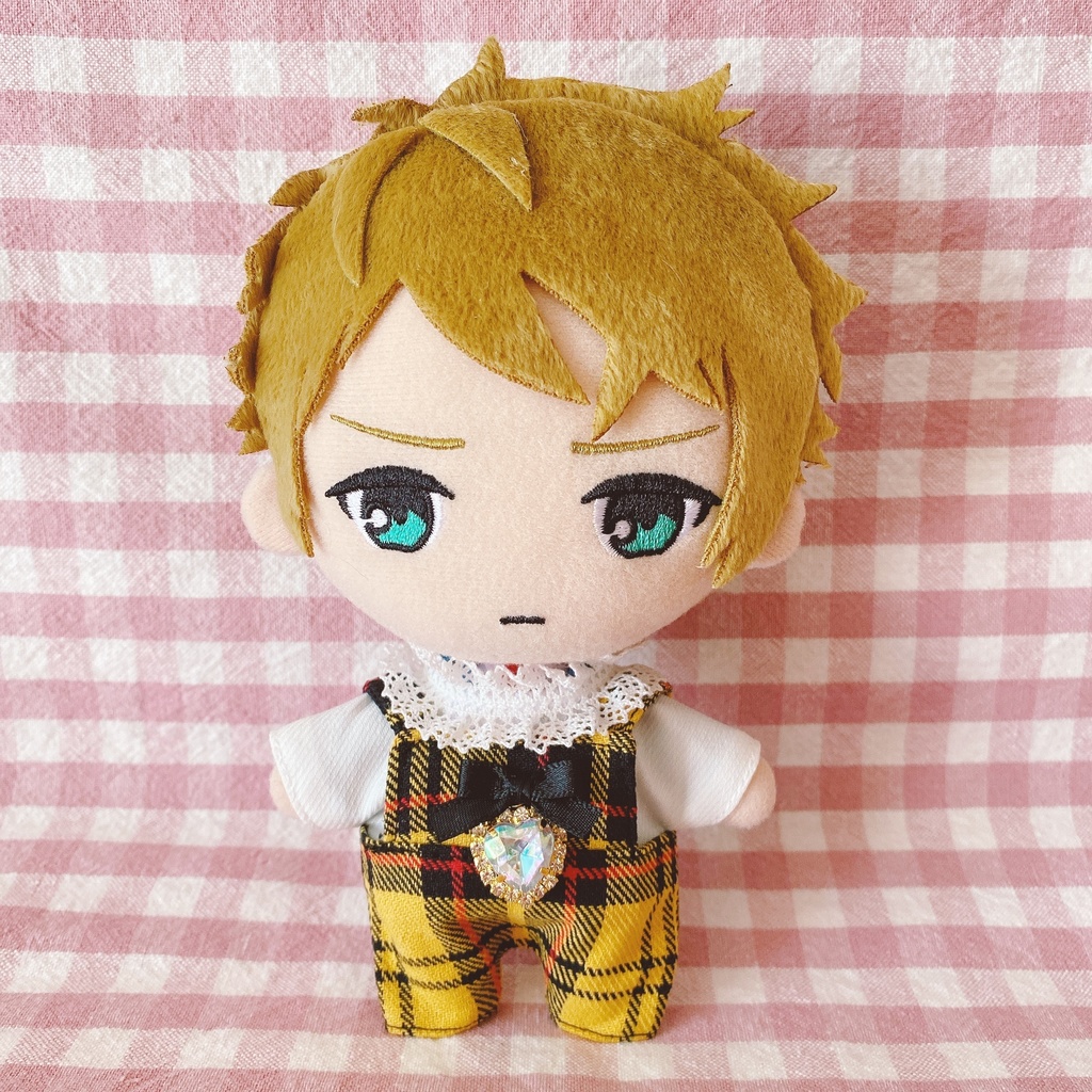 イエロータータンチェック柄♡トップス&サロペットset