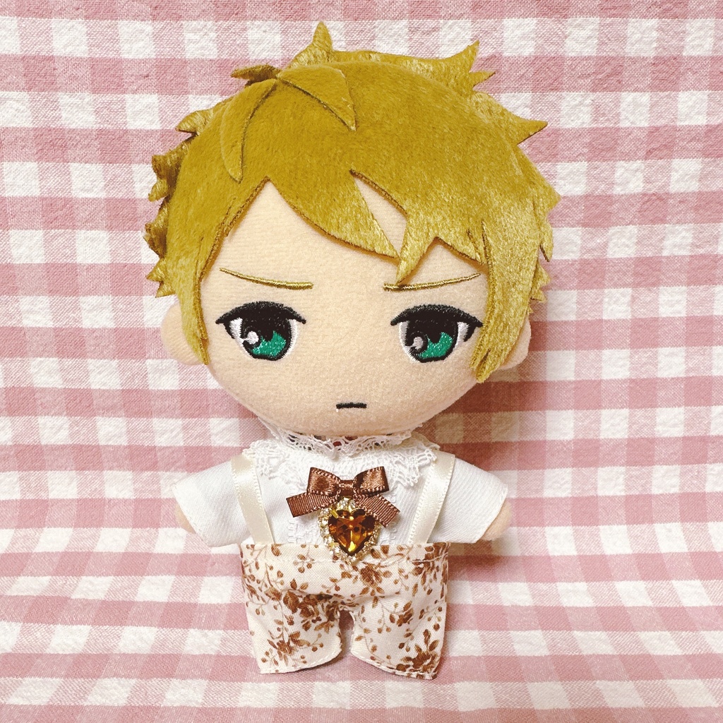 ブラウンローズ柄♡トップス&ズボンset