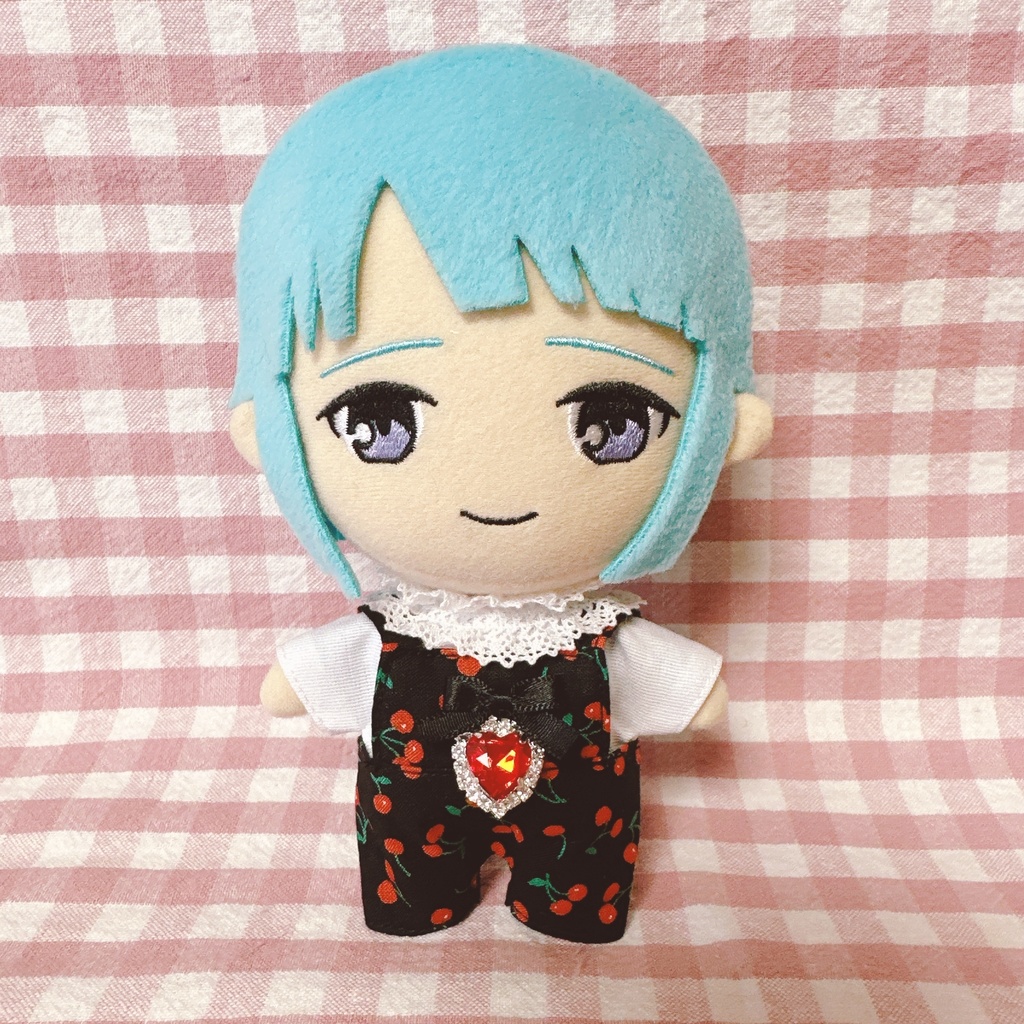 黒×チェリー柄♡トップス&サロペットset