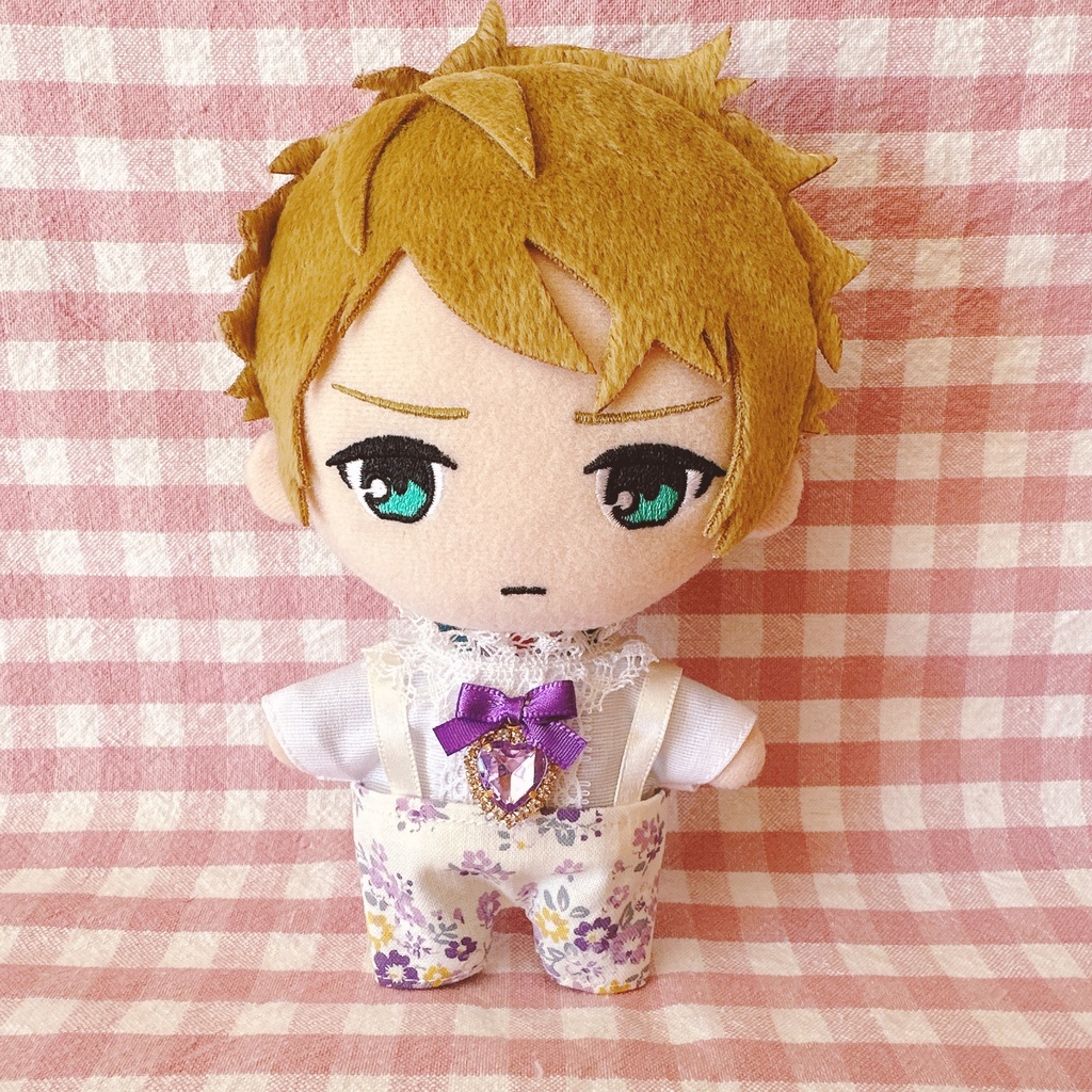 パープルフラワー柄♡トップス&ズボンset