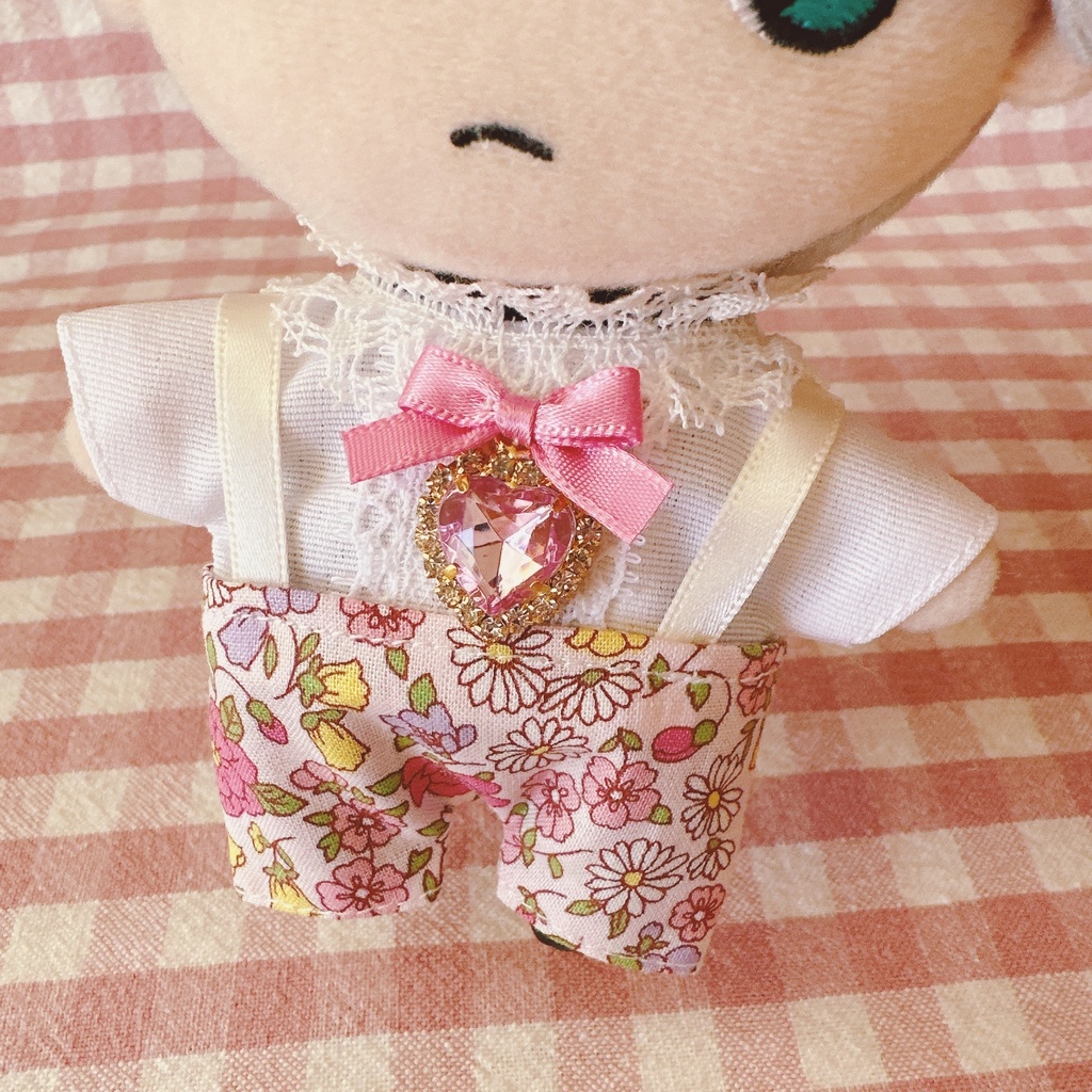 春色ピンクフラワー柄♡トップス&ズボンset