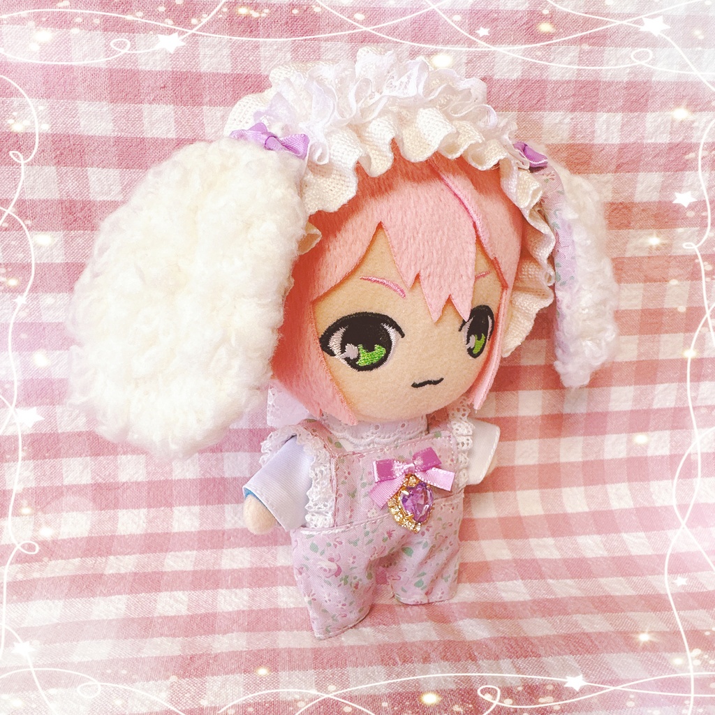 淡パープルフラワー柄♡3点set