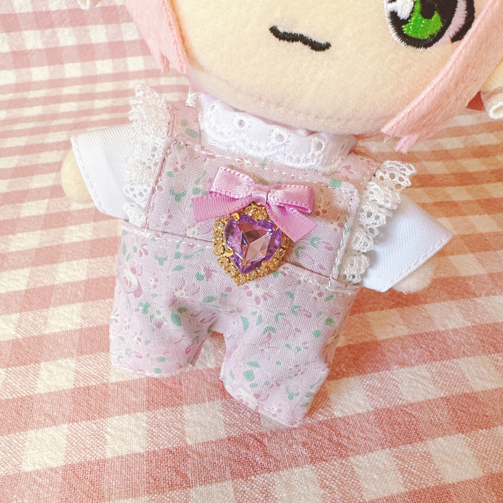 淡パープルフラワー柄♡3点set