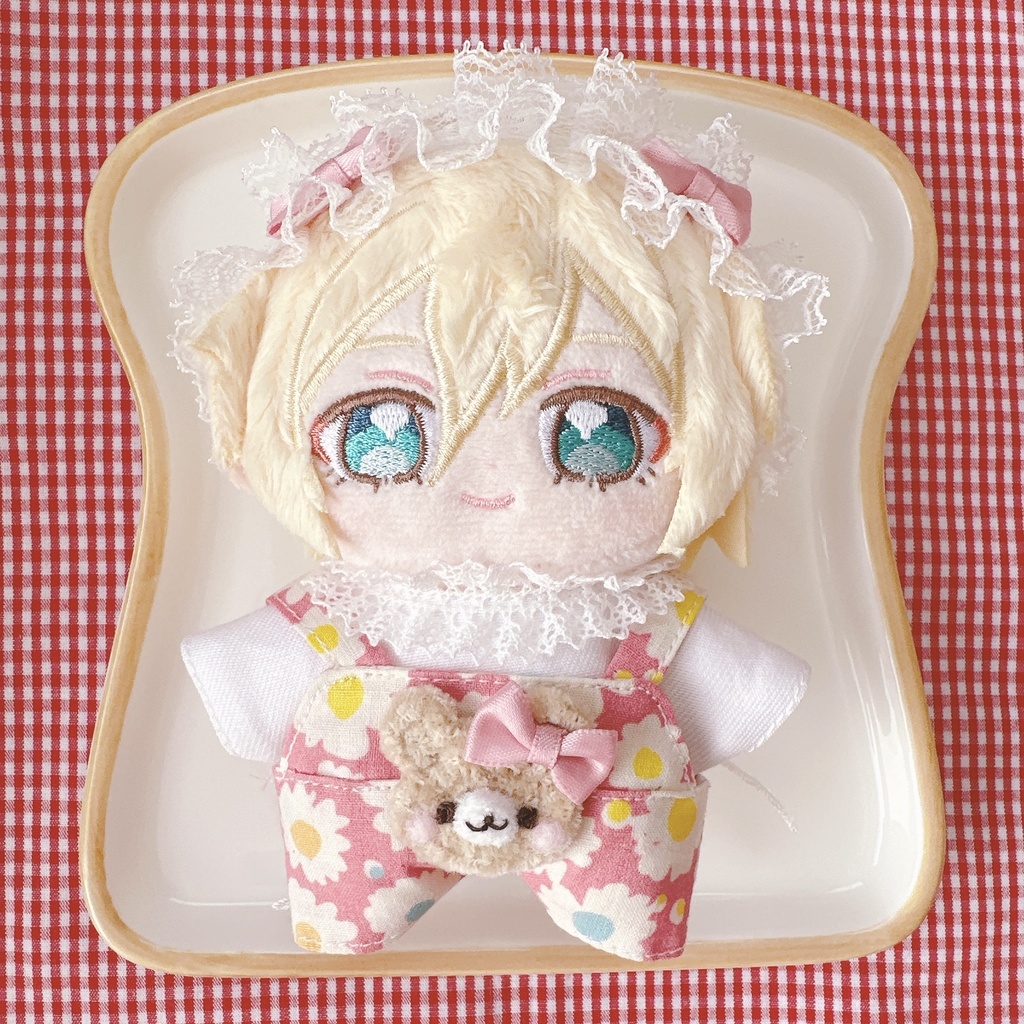 ピンクフラワー柄くまちゃん♡3点set‪☆あんスタぬい服
