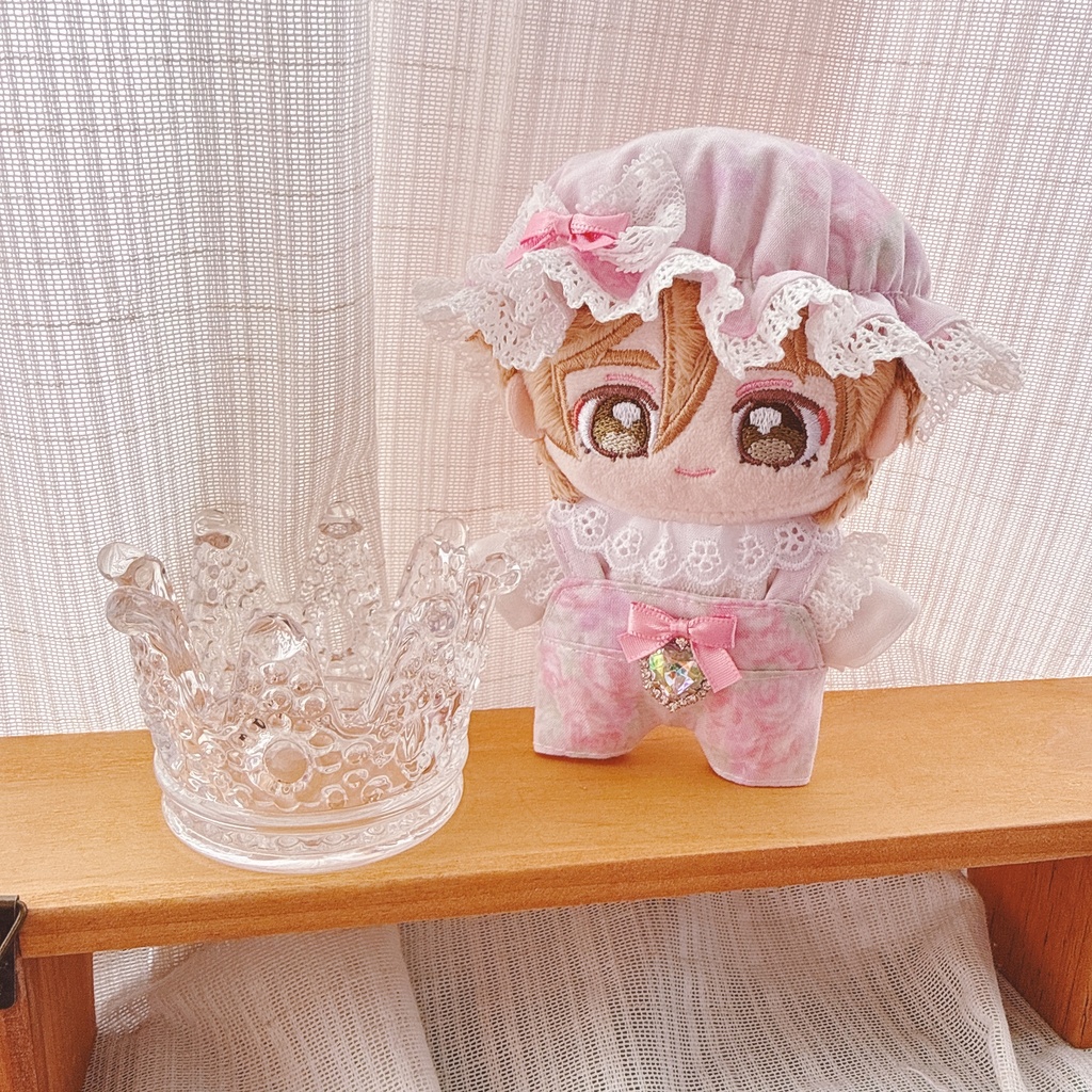 いつぬいサイズ☆ピンク×淡ピンクローズ柄♡3点set☆あんスタぬい服