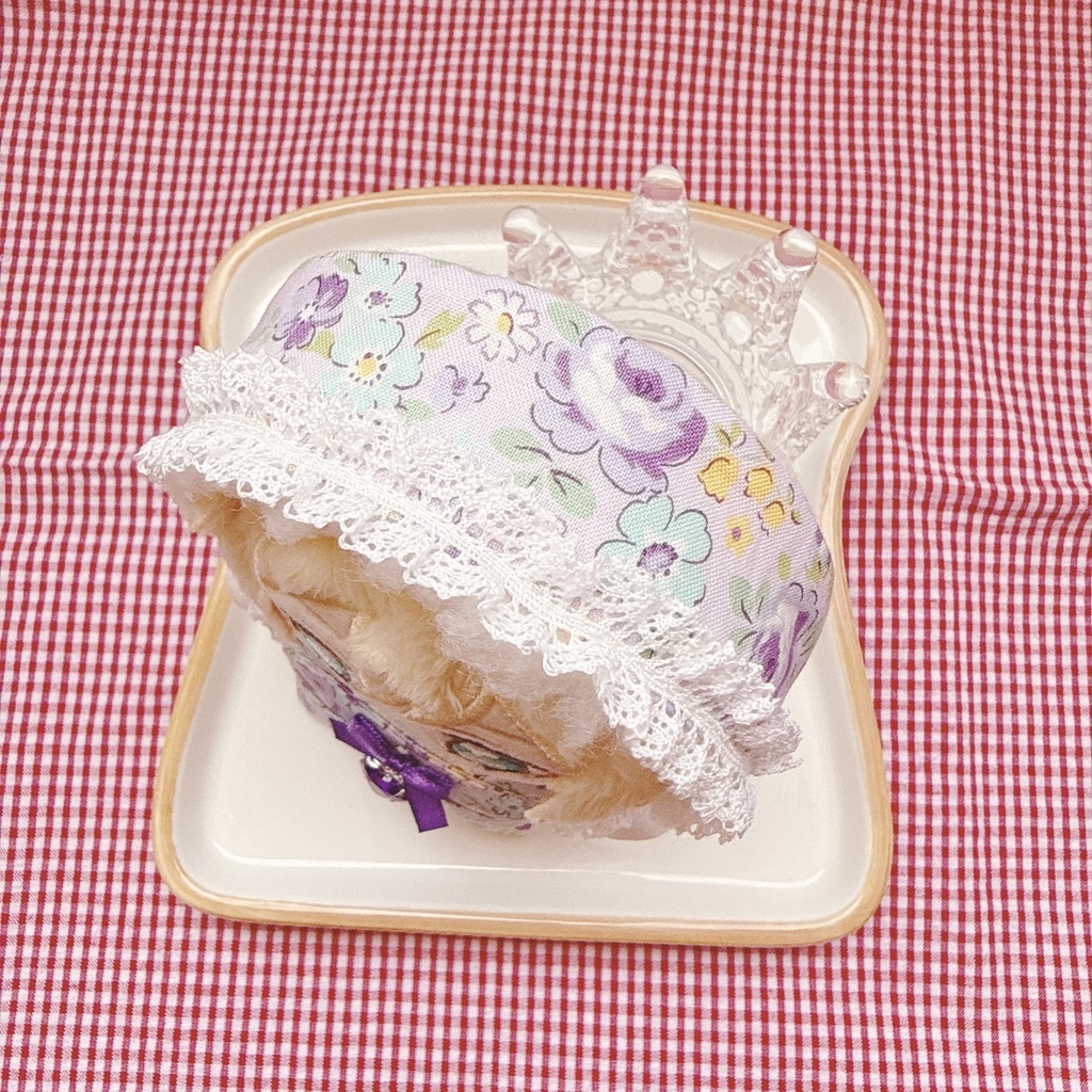 いつぬいサイズ☆パープル×フラワー柄♡3点set☆あんスタぬい服