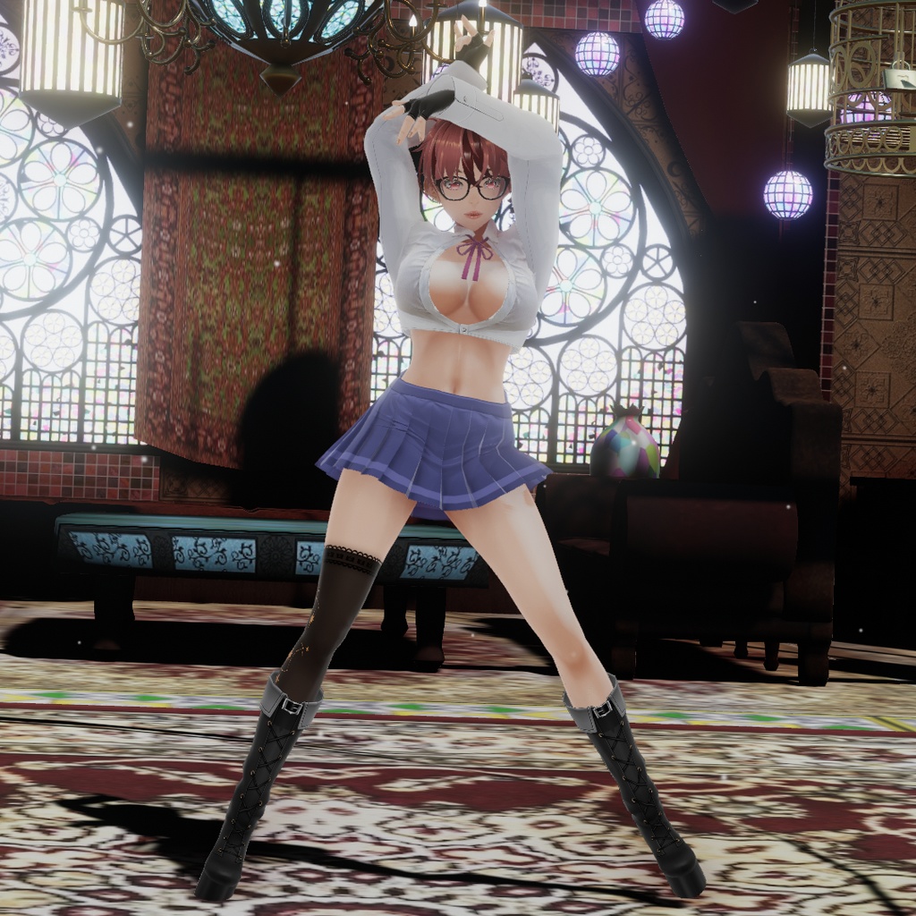 【VRoid】女性用アメスク風衣装Ver1.00