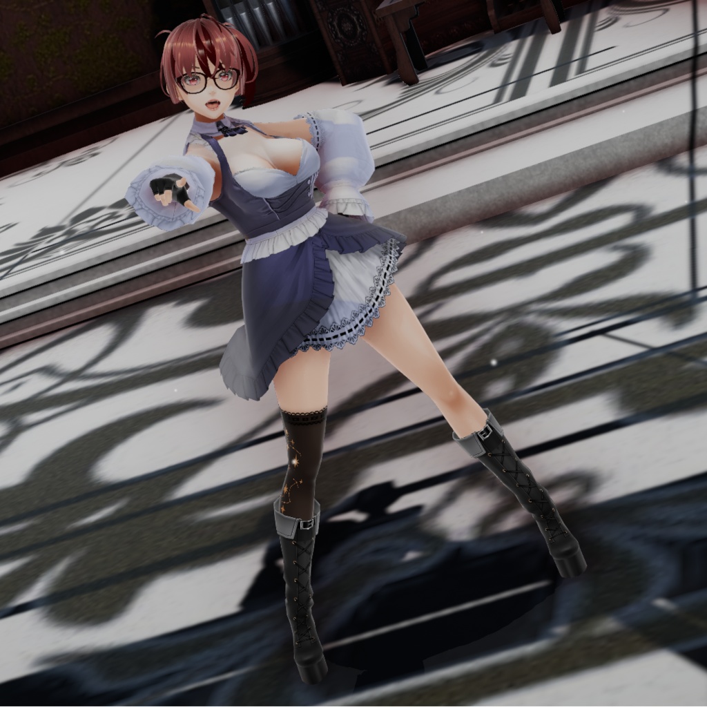 【VRoid】ディアンドル・メイドコスチュームパックv1.00