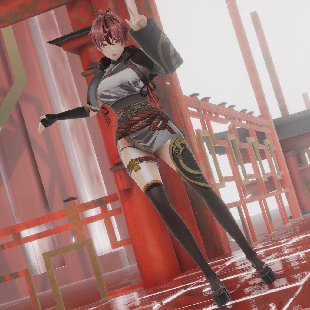 【VRoid】東亜狩装束Ver1.00