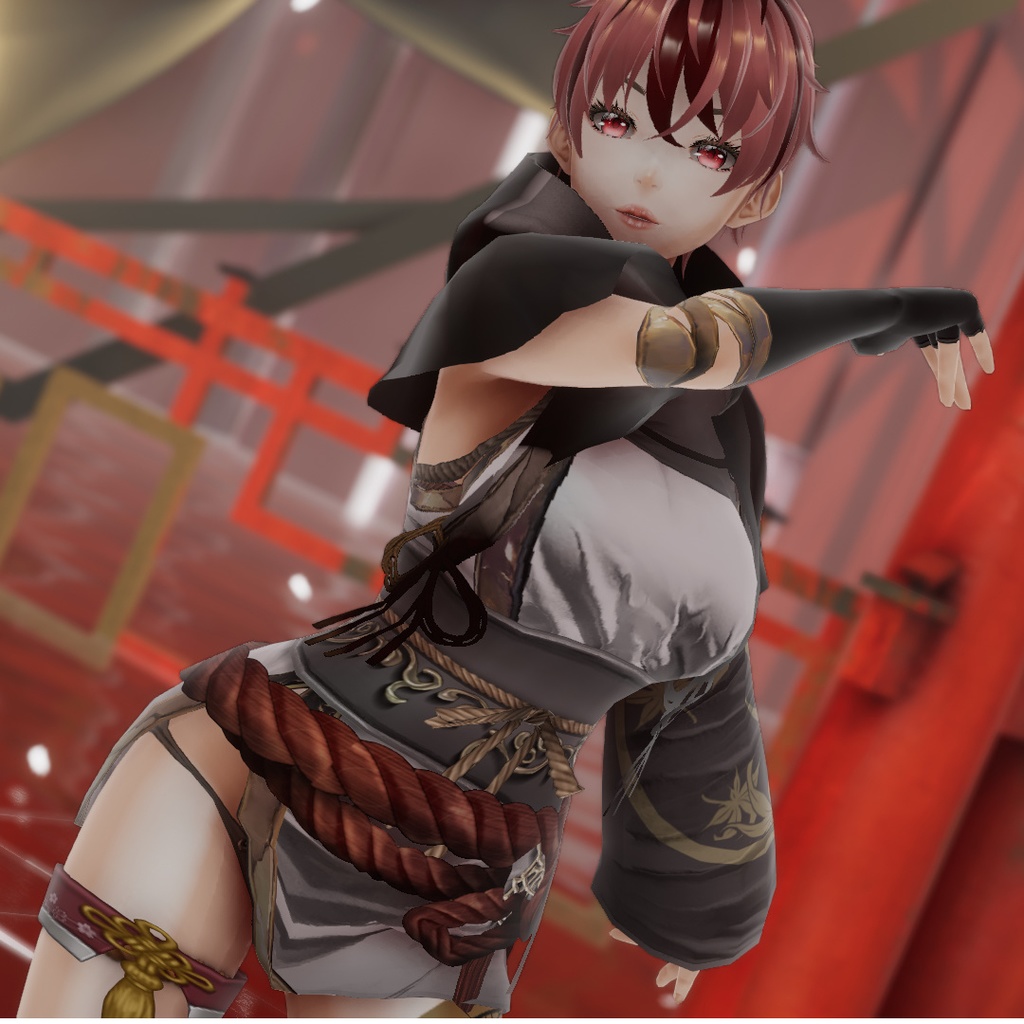 【VRoid】東亜狩装束Ver1.00