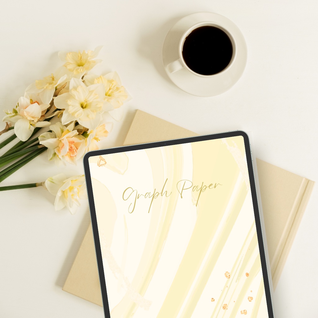 方眼用紙┊︎6色展開┊︎ノート┊︎デジタルジャーナル┊︎リンク付き