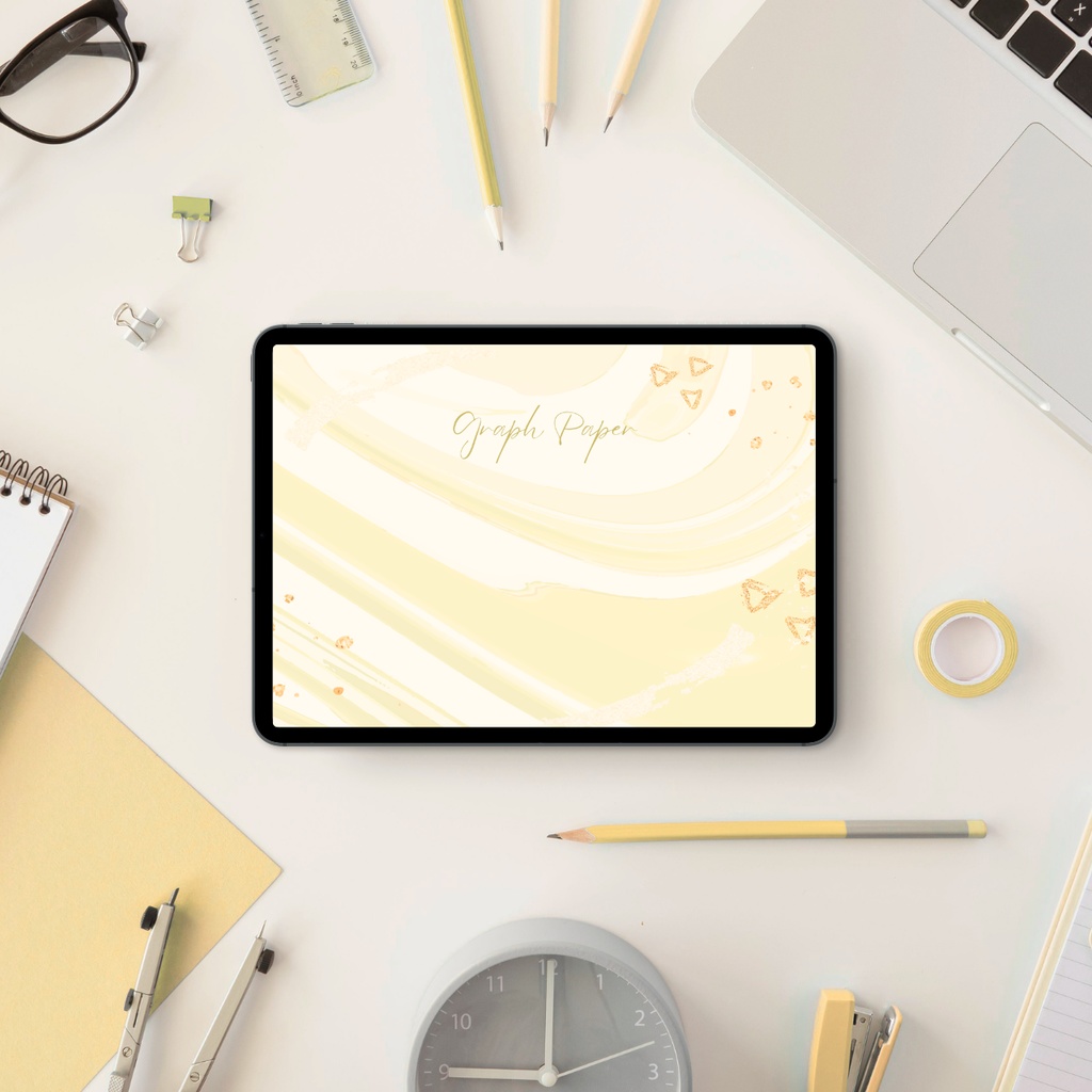 方眼用紙┊︎6色展開┊︎ノート┊︎デジタルジャーナル┊︎リンク付き