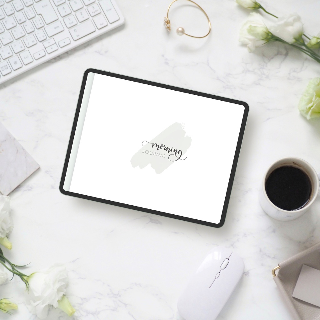 モーニングジャーナル┊︎4色展開┊︎昨日の振り返り┊︎今日やること┊︎リンク付き