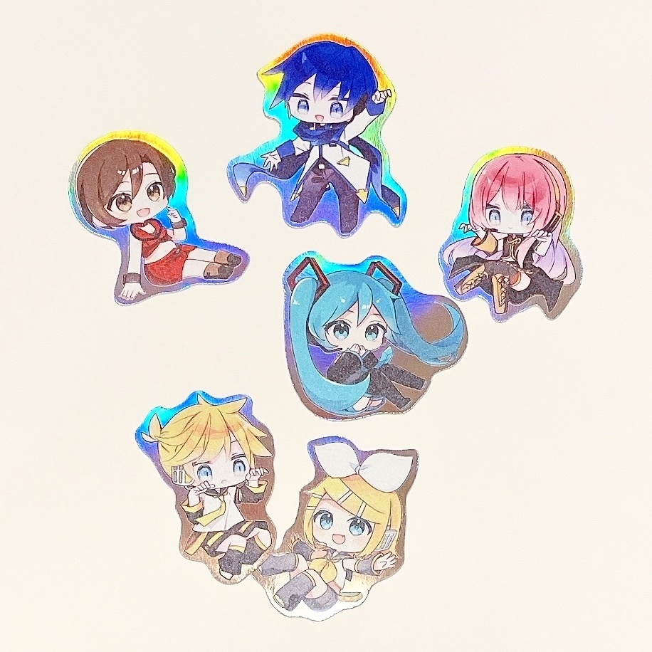 キラキラフレークシール