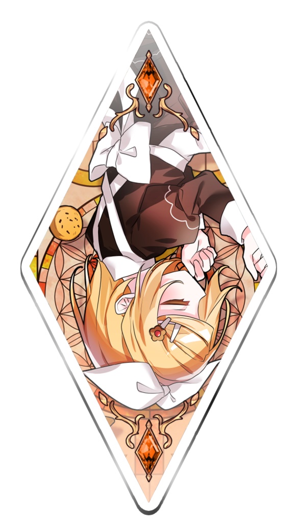 ステンドグラス風童話アクキー