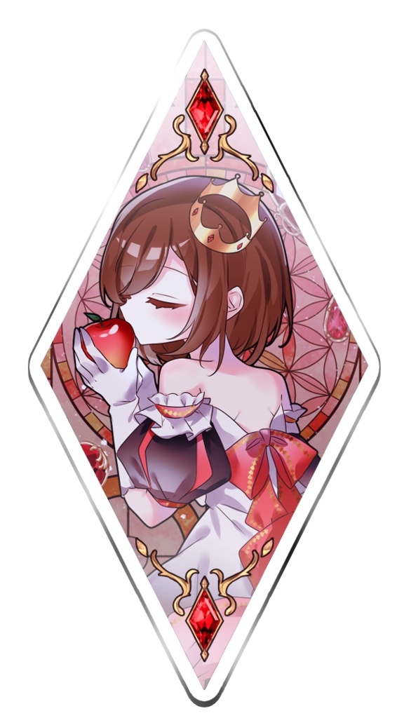 ステンドグラス風童話アクキー