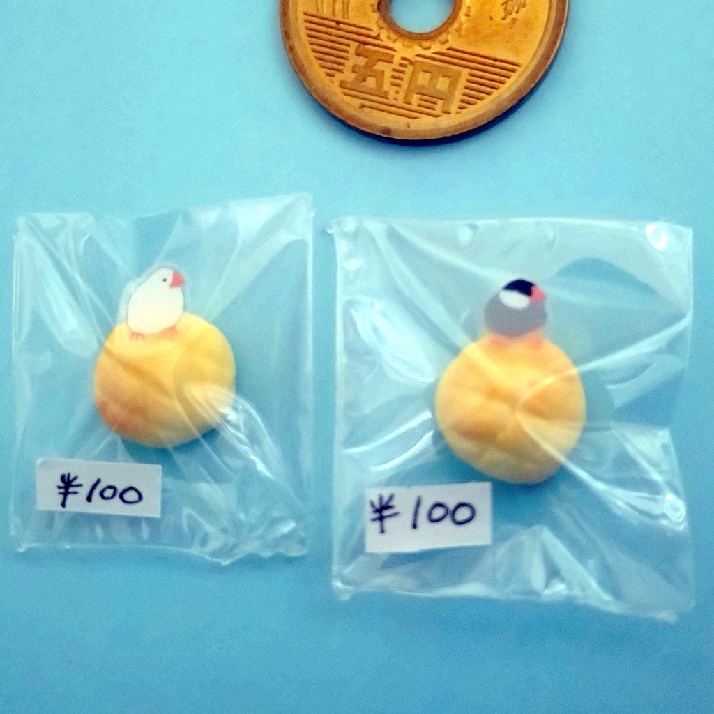 小鳥のメロンパン