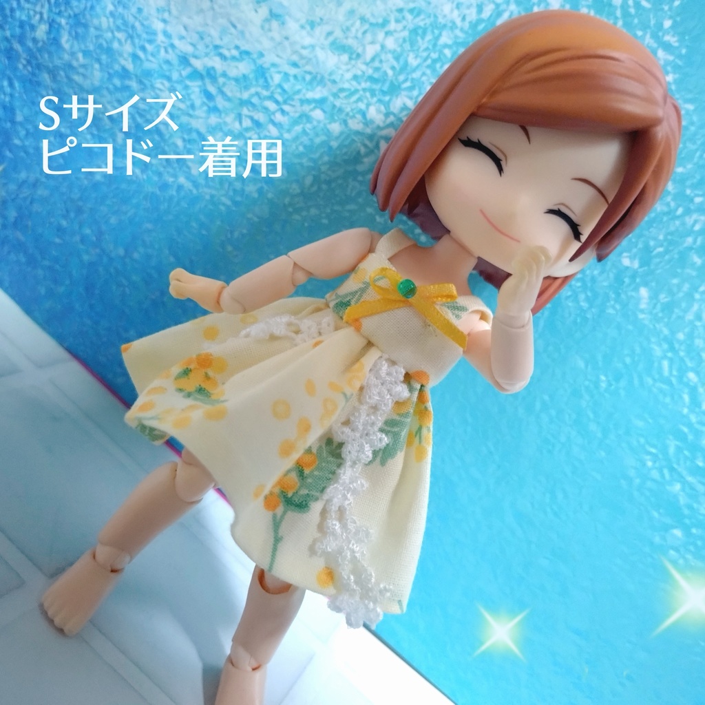ミモザワンピース