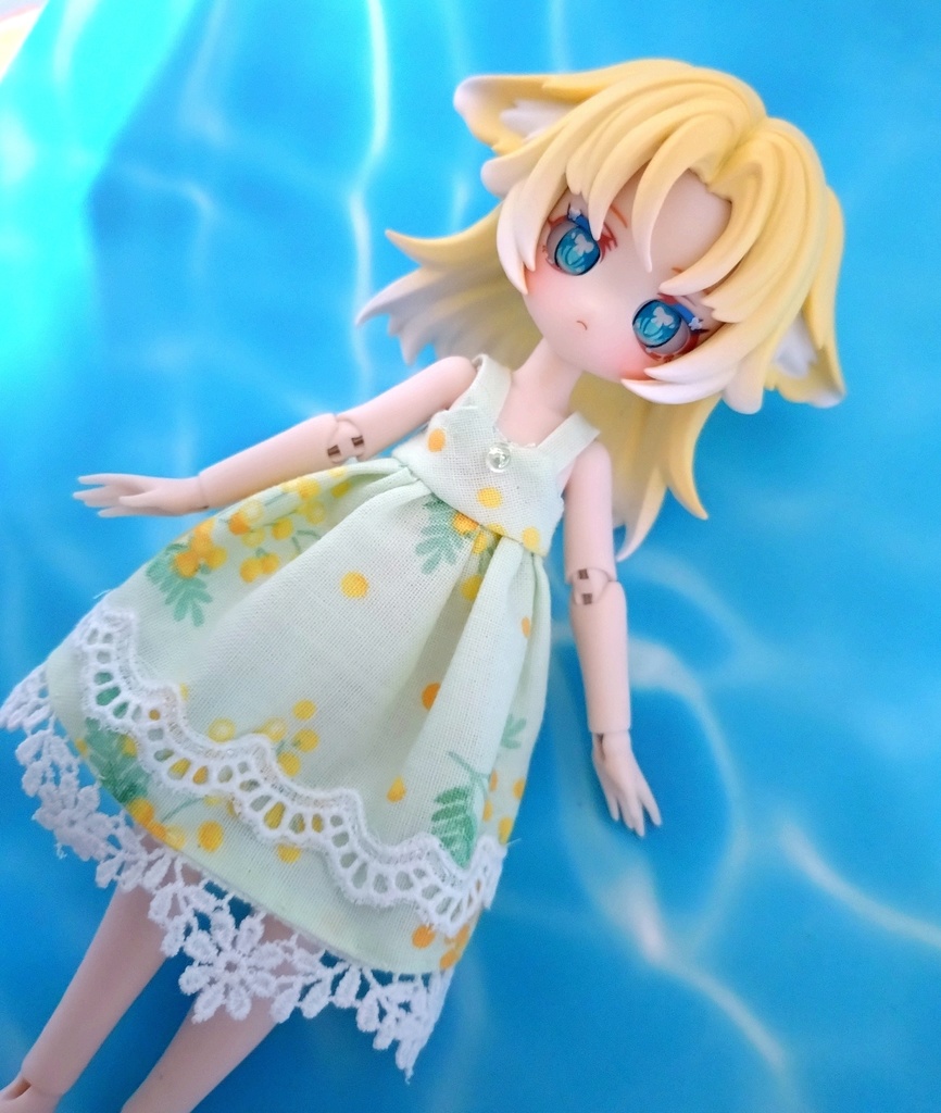 ミモザワンピース