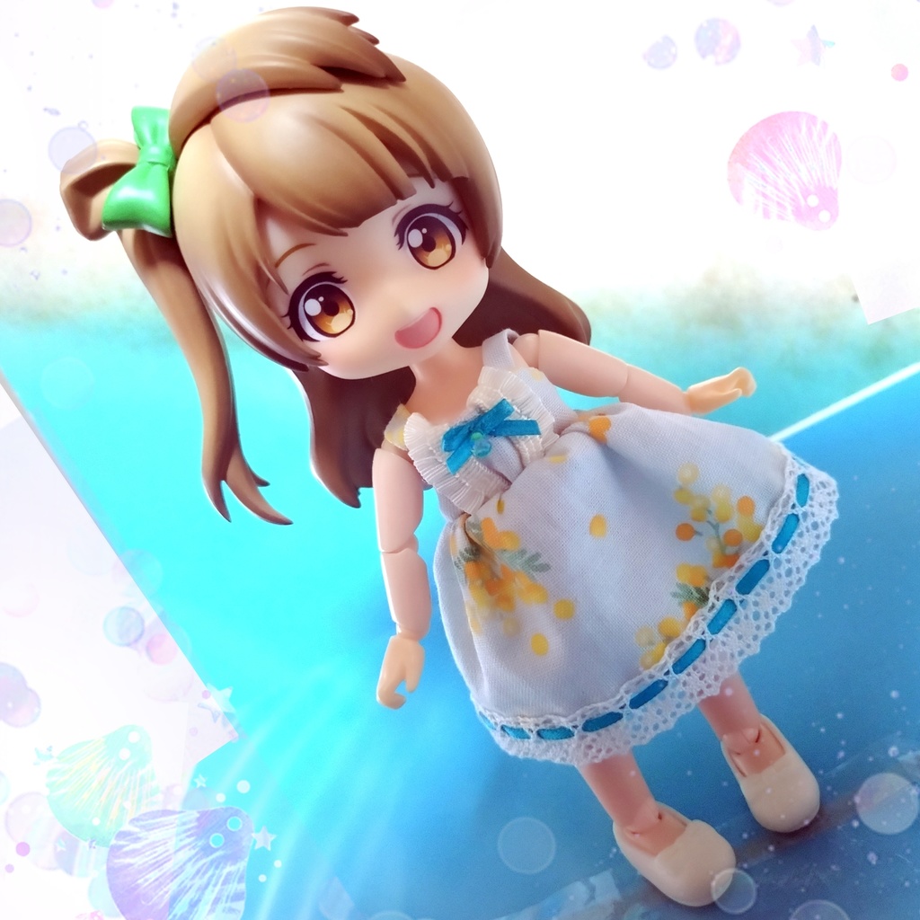 ミモザワンピース