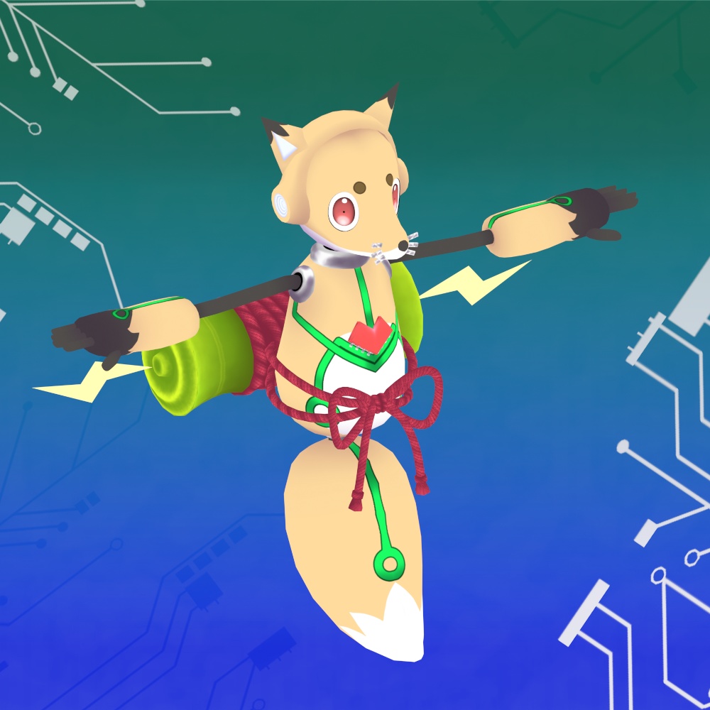 【オリジナル3Dモデル】FoxRobo