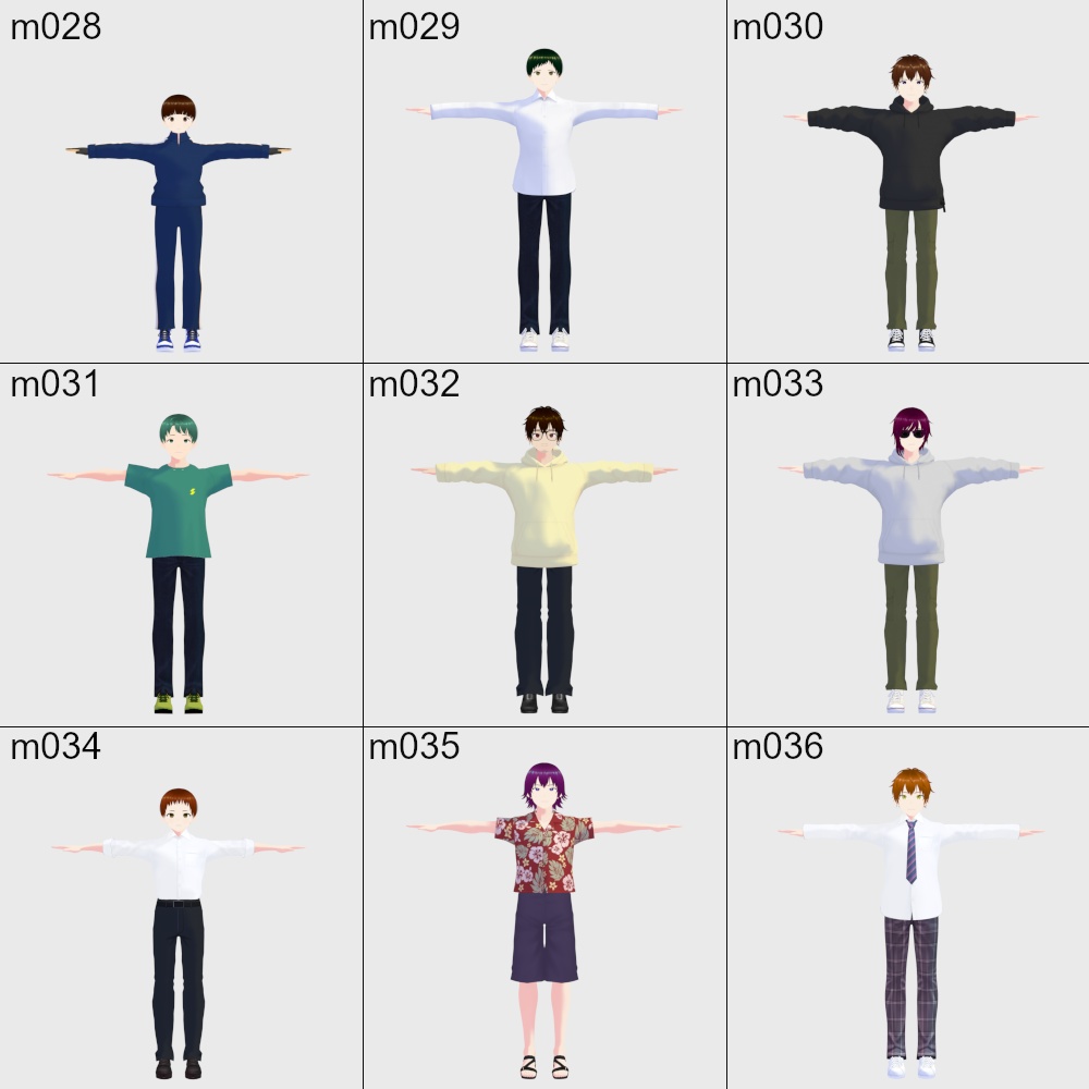 VRoidアバター 102体セット