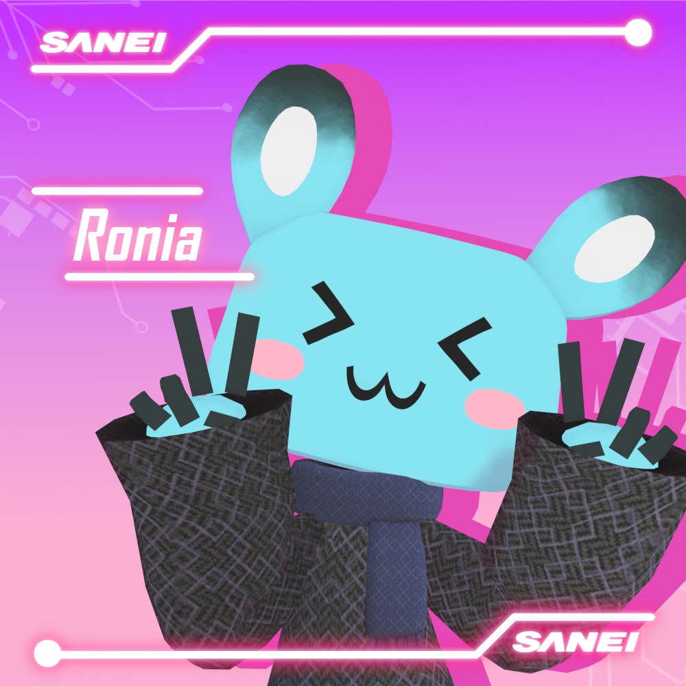 【オリジナル3Dモデル】Ronia