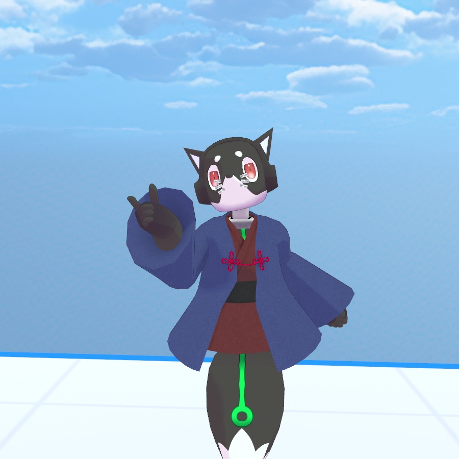 【オリジナル3Dモデル】FoxRobo 和服スタイル