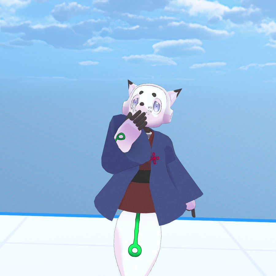 【オリジナル3Dモデル】FoxRobo 和服スタイル