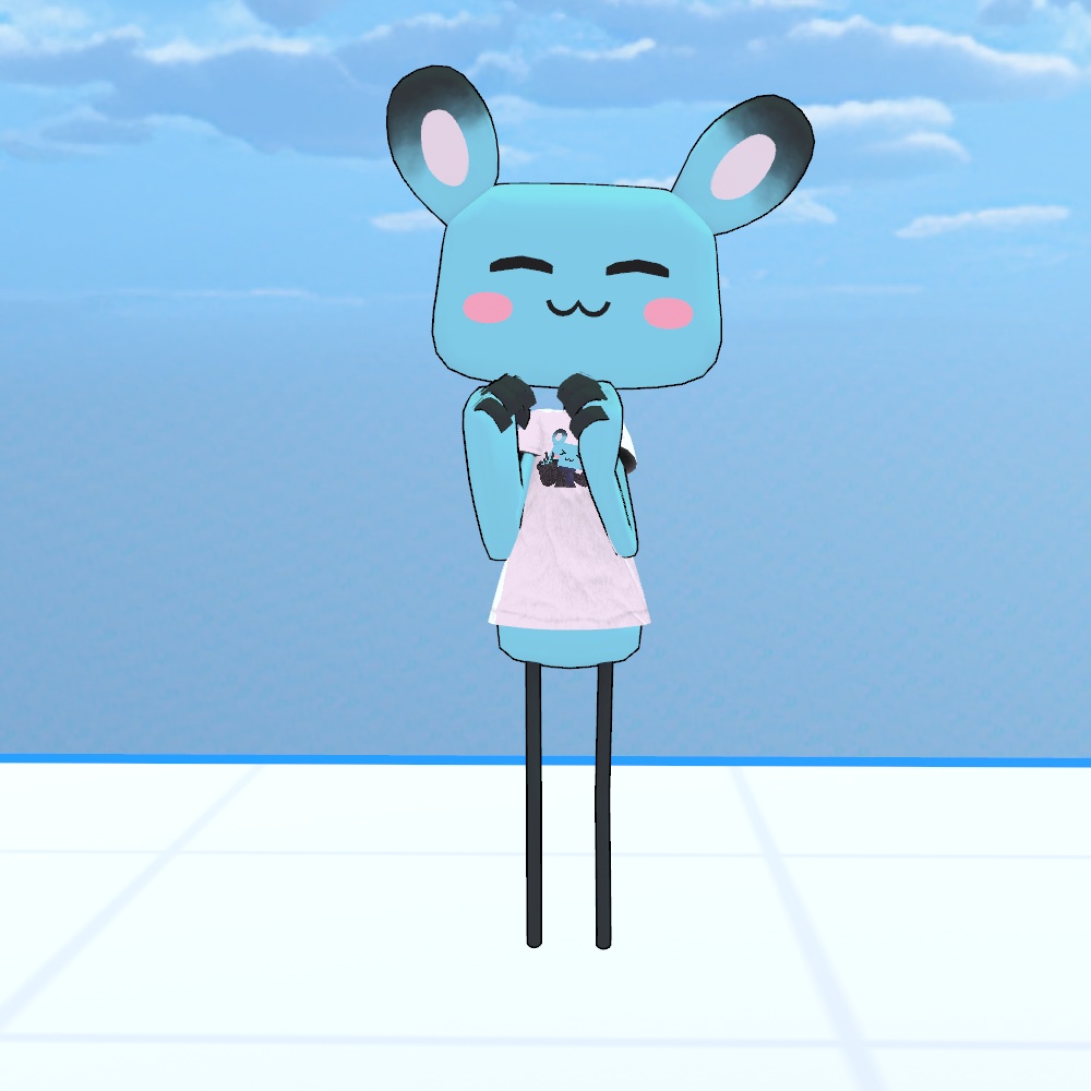 【オリジナル3Dモデル】Ronia ロゴ入りTシャツスタイル