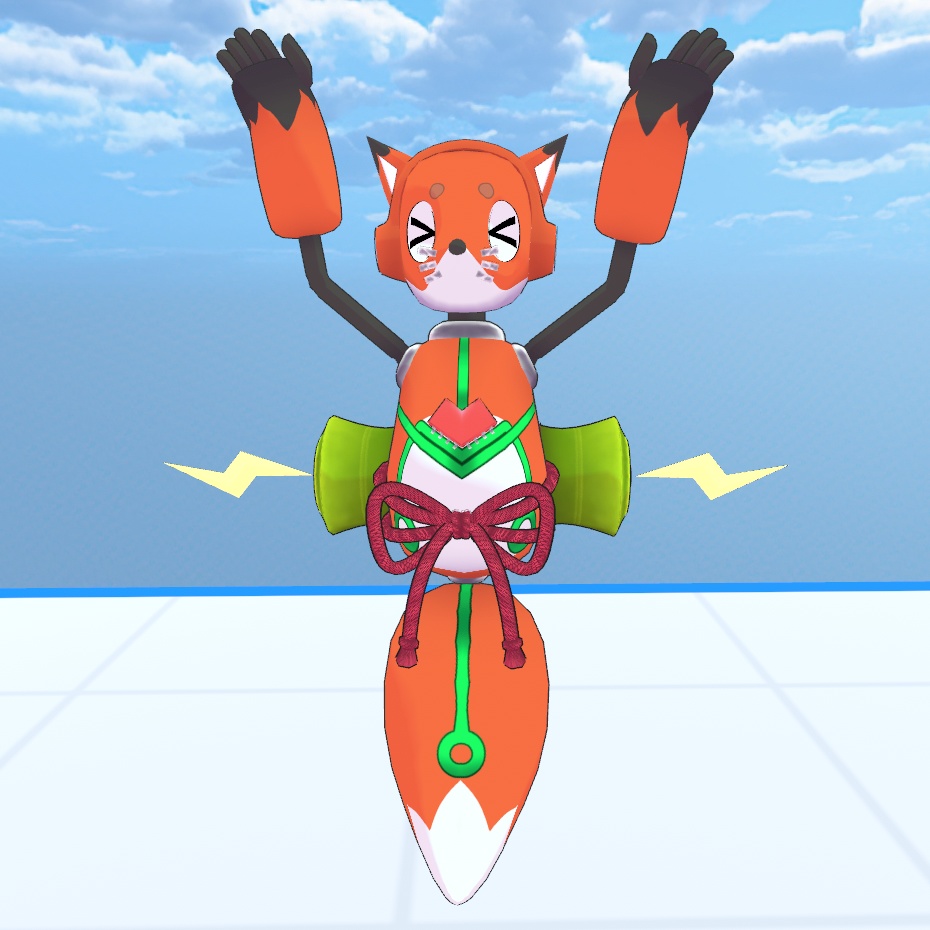 【オリジナル3Dモデル】FoxRobo 新カラー