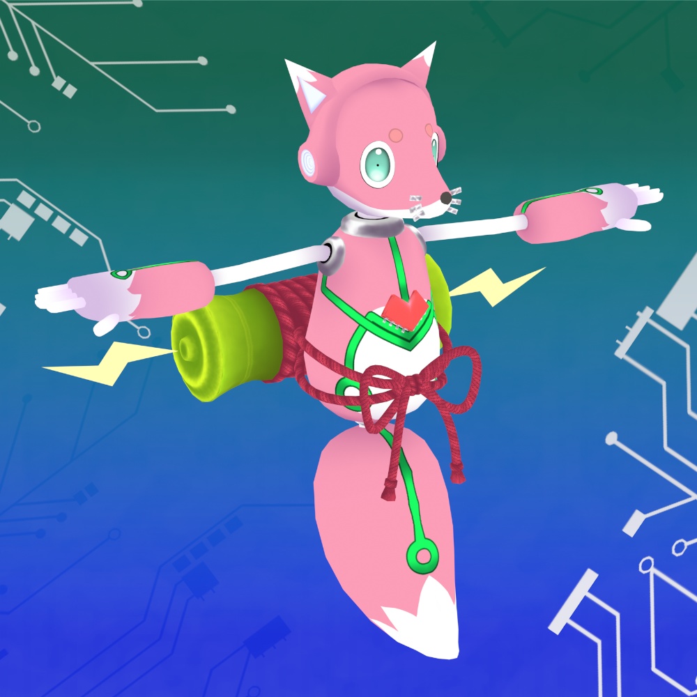 【オリジナル3Dモデル】FoxRobo 新カラー