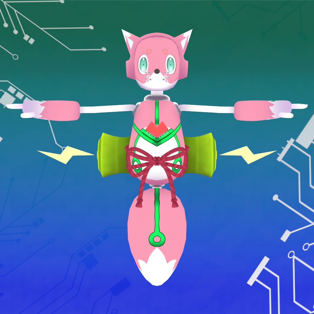 【オリジナル3Dモデル】FoxRobo 新カラー