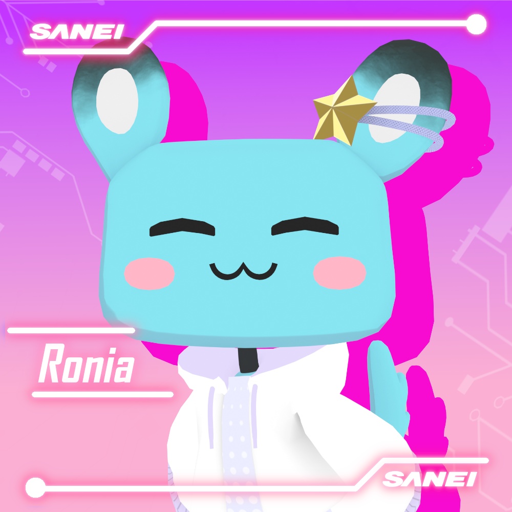 【オリジナル3Dモデル】Ronia パーカースタイル 新カラー