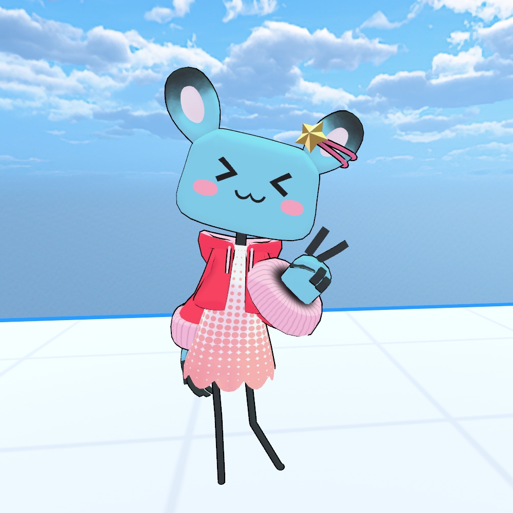 【オリジナル3Dモデル】Ronia パーカースタイル 新カラー