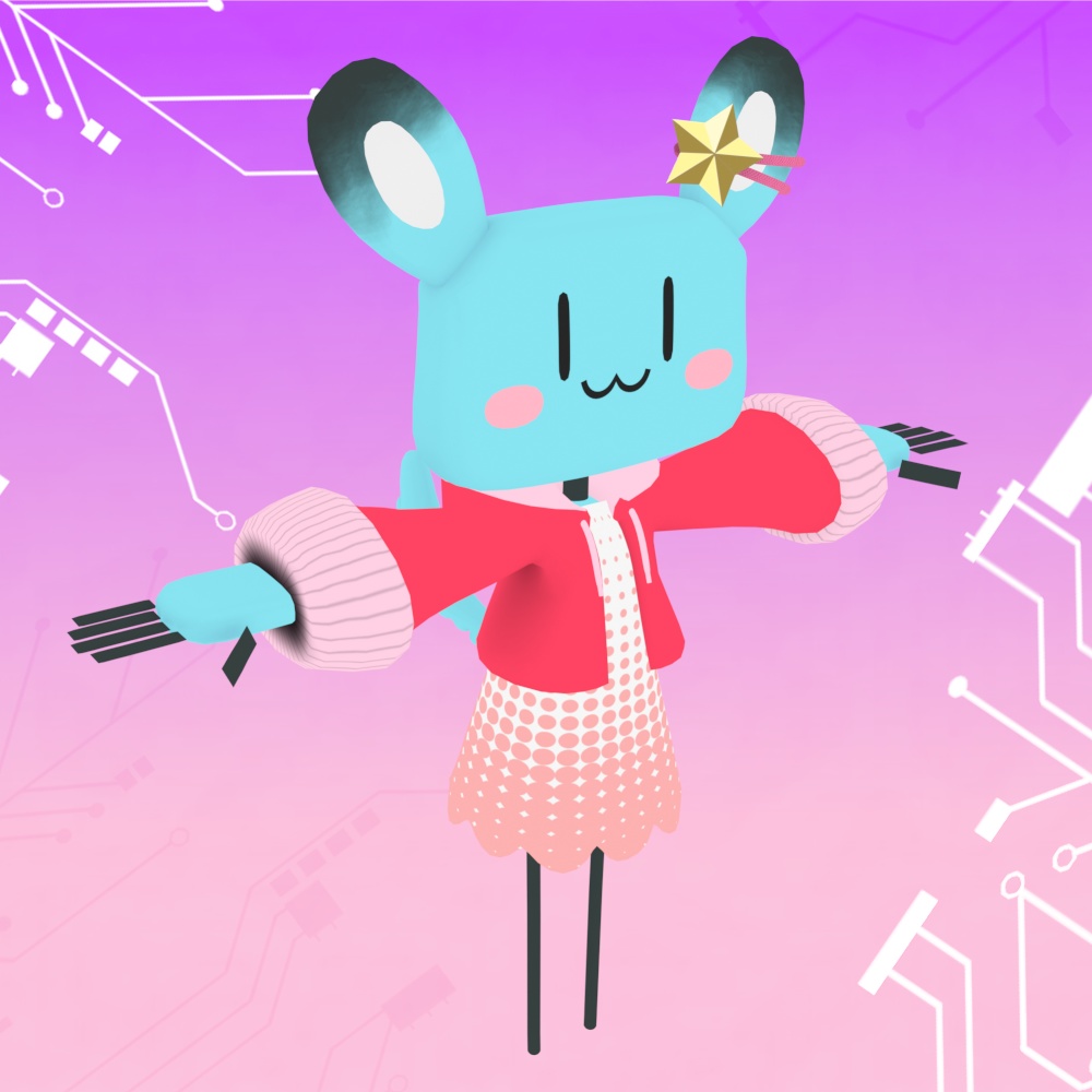 【オリジナル3Dモデル】Ronia パーカースタイル 新カラー