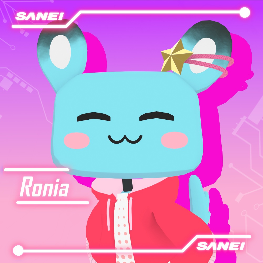 【オリジナル3Dモデル】Ronia パーカースタイル 新カラー