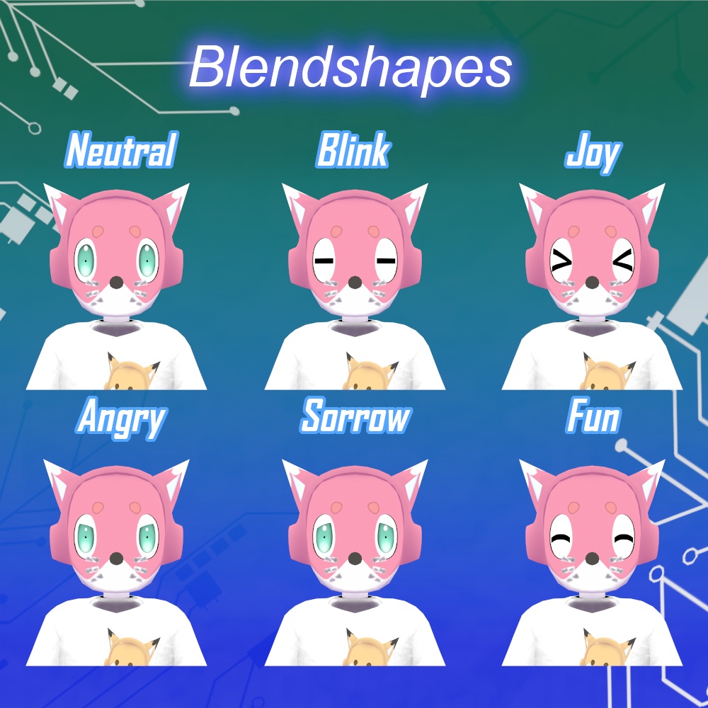 【オリジナル3Dモデル】FoxRobo ロゴ入りTシャツスタイル 新カラー