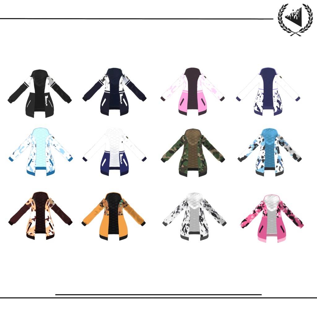 【7アバター対応】Hoodie jacket