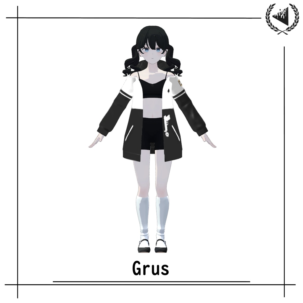 【7アバター対応】Hoodie jacket